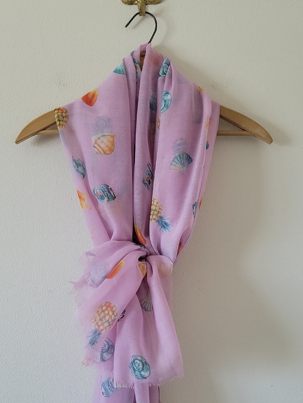 Esprit Lilac Summer Print Scarf